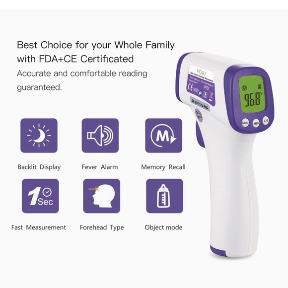 Non-Contact Forehead Thermometer Model: HW-F7 New in box | Halidodo - Picture 3 of 7